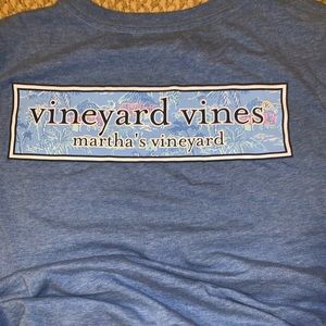 Heather Blue Vineyard Vines T-shirt